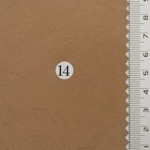 Coated Solid Crease Rayon Polyurethane Woven Fabric - FAB1770 - Caramel brown