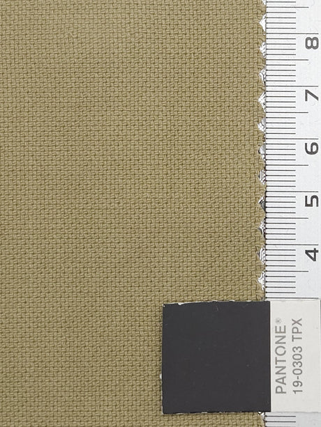 10s Solid Oxford Cotton Spandex Woven Fabric - FAB1659 - 1.Eggshell-2.Pastel Grey-3.Quill Grey-4.White-5.Soft Amber-6.Pavlova-7.Olive Green-8.Vanilla-9.Cloud-10.Concord 