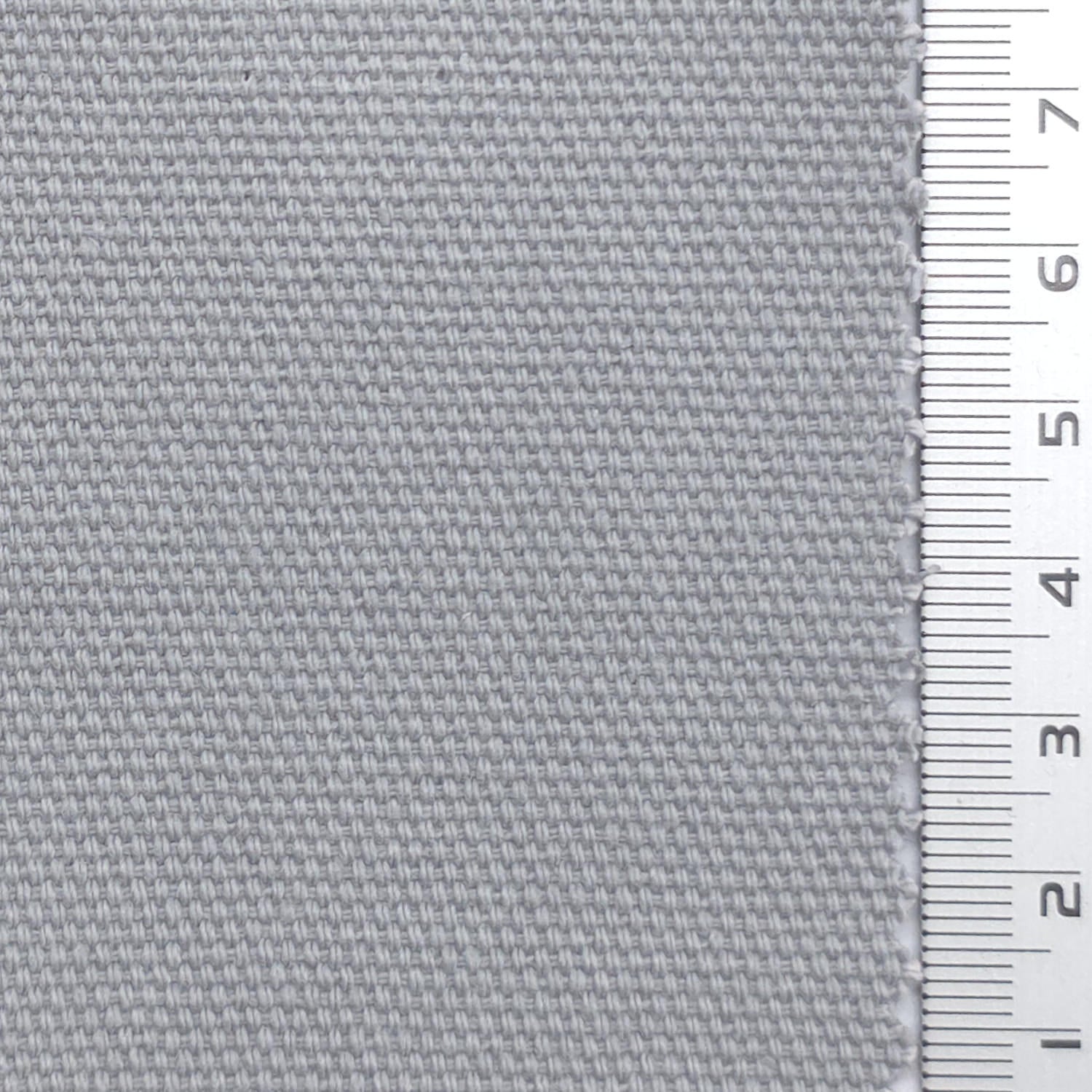 Solid 7 Count Cotton Oxford Woven Fabric - FAB1981 - Silver Gray