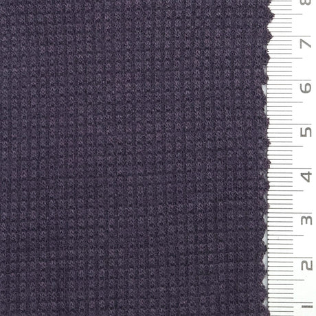 Solid Waffle Spandex Rayon Polyester Knit Fabric - FAB1809 - 1.Dusty pink-2.White-3.Gray Pink-4.Gray Blue-5.Beige-6.Lilac-7.Red-8.Green-9.Yellow-10.Purple 