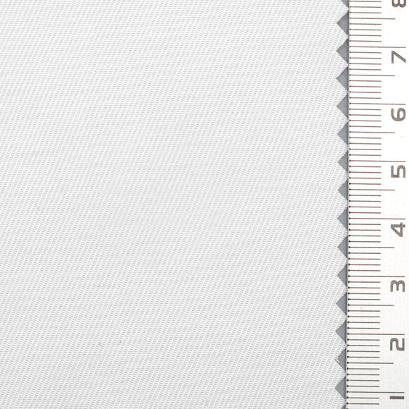 Hi Twist Solid Plain Twill Nylon Woven Fabric - FAB 1727 - 15.White