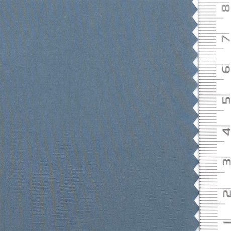 Steel Blue Water Repellent Memory Stretch Nylon Span Woven Fabric - FAB1823