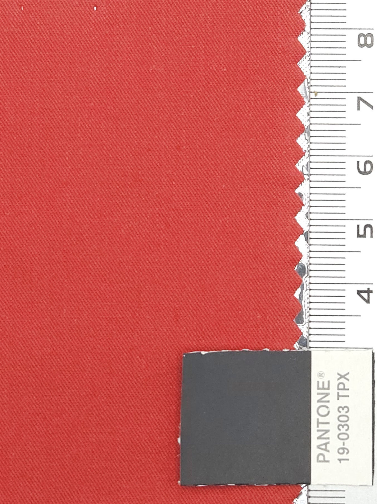 30'S Twill Cotton Woven Fabric | FAB1176 - Faded Red