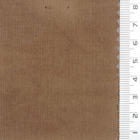 28Wale Solid Corduroy Cotton Spandex Woven Fabric - FAB1666 - 1.Soft Amber-2.Schooner-3.Sandrift-4.Barley Corn-5.Oyster Pink-6.Puce-7.Nebula-8.Lunar Green-9.Aztec-10.Apache 