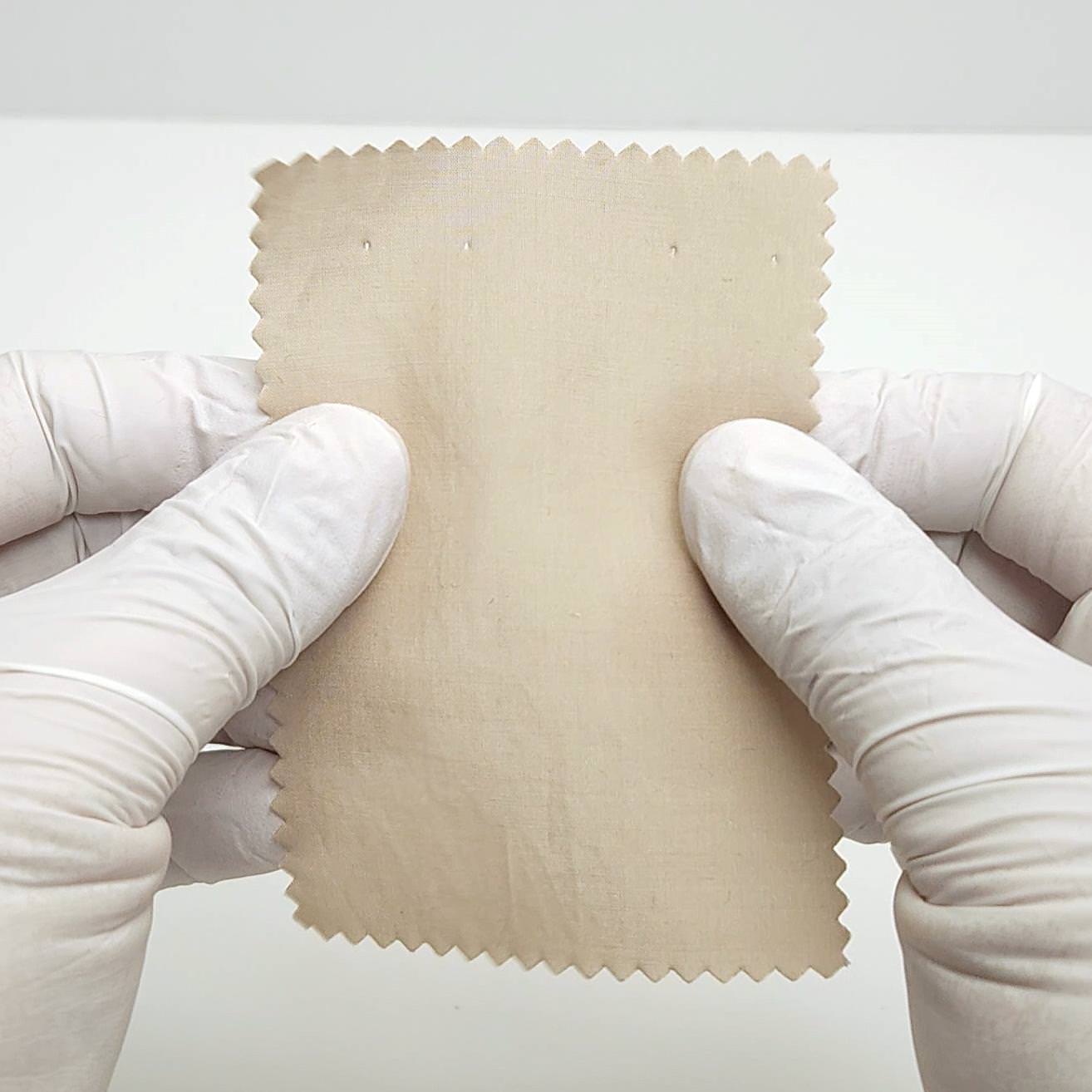 1.Champagne-2.Navy-3.White-4.Black-Swatch - Solid Washing Cotton Silk Woven Fabric - FAB 1634