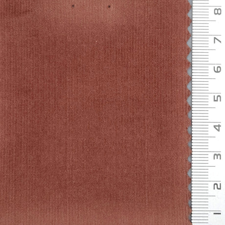 28Wale Solid Corduroy Cotton Spandex Woven Fabric - FAB1666 - 1.Soft Amber-2.Schooner-3.Sandrift-4.Barley Corn-5.Oyster Pink-6.Puce-7.Nebula-8.Lunar Green-9.Aztec-10.Apache 