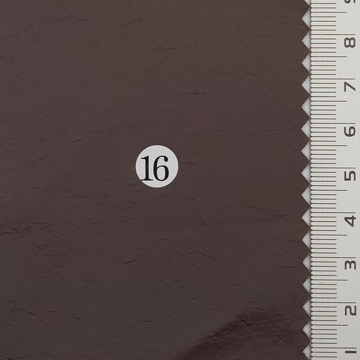 Coated Solid Crease Rayon Polyurethane Woven Fabric - FAB1770 - Dark chocolate brown