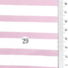 1: Light Blue-2: Pink Beige-3: Navy Blue-4: Dusty Rose-5: Dark Brown - Stable Medium Weight Striped Poly Cotton Span Ponte Knit Fabric - FAB 1922