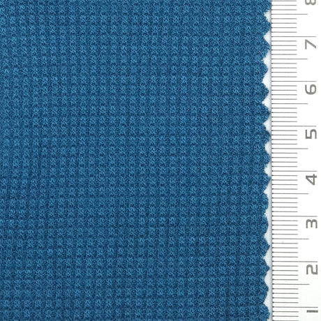 Solid Waffle Spandex Rayon Polyester Knit Fabric - FAB1809 - 1.Dusty pink-2.White-3.Gray Pink-4.Gray Blue-5.Beige-6.Lilac-7.Red-8.Green-9.Yellow-10.Purple 