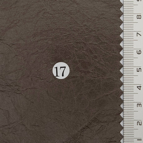 Coated Solid Crease Rayon Polyurethane Woven Fabric - FAB1770 - 1.Silver-2.Ivory-3.Light beige-4.Light taupe-5.Medium beige-6.Light brown/sand-7.Light sage green-8.Golden brown/khaki-9.Grey-brown-10.Olive grey 