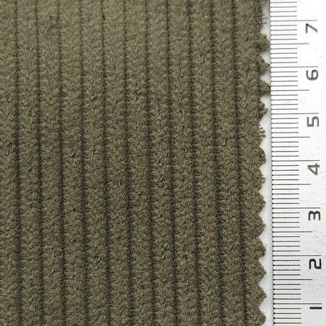 6Wale Solid Corduroy Cotton Woven Fabric - FAB1656 - 1.Sandrift-2.Tia Maria-3.Au Chico-4.Wine Berry-5.Milano Red-6.Alabaster-7.Pearl Lusta-8.Wafer-9.Sisal-10.Cashmere 