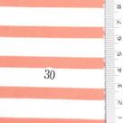 1: Light Blue-2: Pink Beige-3: Navy Blue-4: Dusty Rose-5: Dark Brown - Stable Medium Weight Striped Poly Cotton Span Ponte Knit Fabric - FAB 1922
