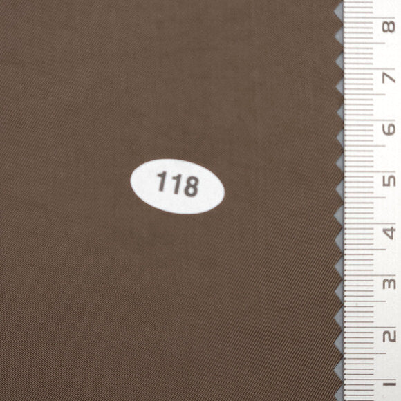 Solid Satin Polyester Woven Fabric - FAB 1735 - 17.Medium Brown