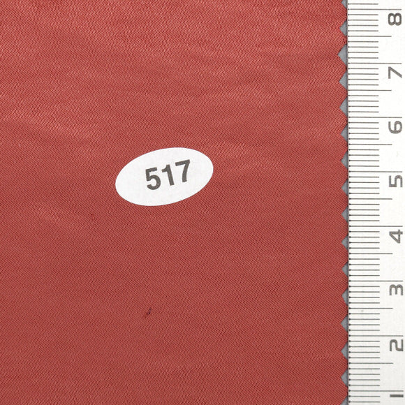 Solid Satin Polyester Rayon Woven Fabric - FAB 1736 - 17.Terracotta Red