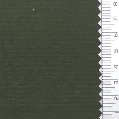 Olive Green - Dobby Coated Nylon Woven Fabric - FAB1881