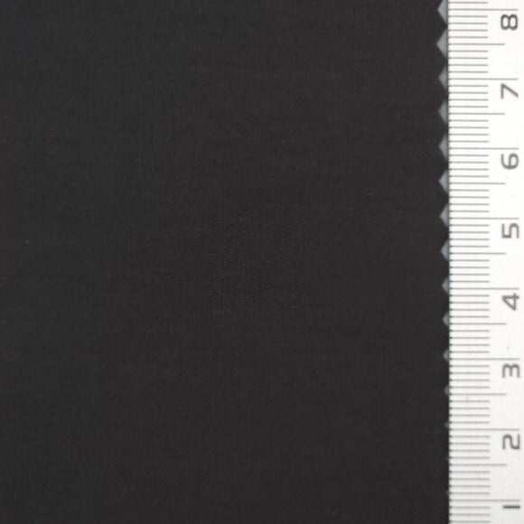 Light Weight Solid Plain Nylon Spandex Cotton Woven Fabric - FAB 1731 - 18.Black
