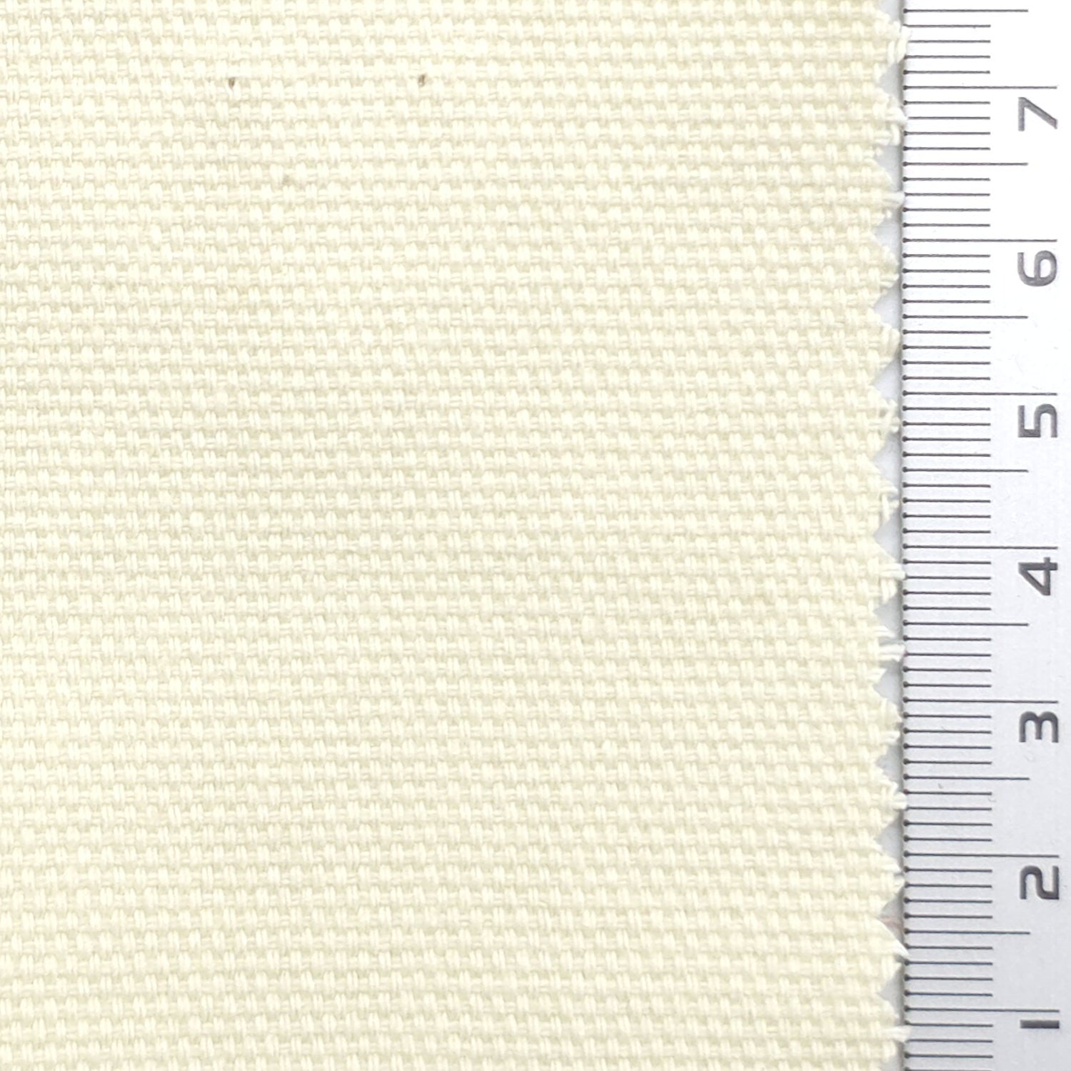 Solid 7 Count Cotton Oxford Woven Fabric - FAB1981 - Ivory