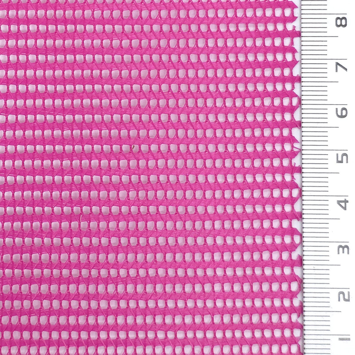 1: Off White-2: Coral Pink-3: Beige-4: Light Gray-5: Cream - Resin Finished Rigid Nylon Mesh Knit Fabric - FAB 1943