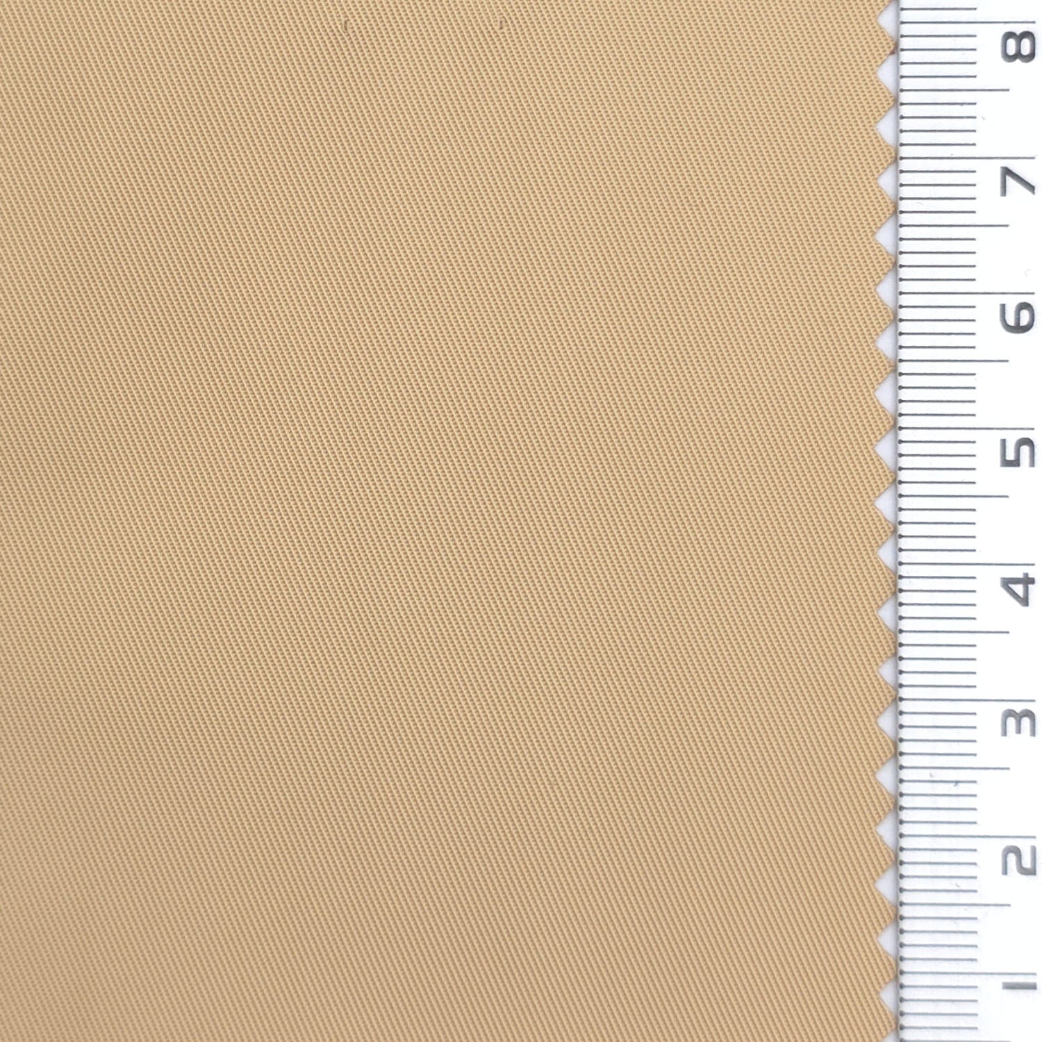 Tan - Structured 150D Memory Polyester Twill Woven Fabric - FAB 1940