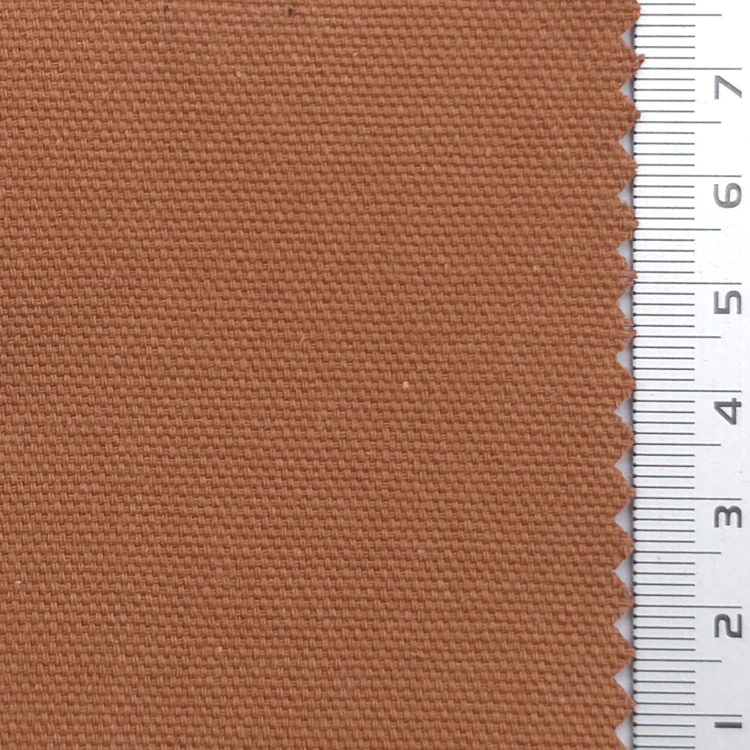 Solid 10 Count Oxford Cotton Woven Fabric - FAB1983 - Rust