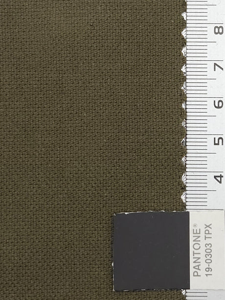10s Solid Oxford Cotton Spandex Woven Fabric - FAB1659 - 1.Eggshell-2.Pastel Grey-3.Quill Grey-4.White-5.Soft Amber-6.Pavlova-7.Olive Green-8.Vanilla-9.Cloud-10.Concord 