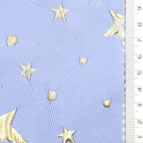 Dot Star Jacquard Polyester Nylon Metallic Woven Fabric - FAB1819 - 1.Blue/Gold-2.Pink/Silver-3.White/Silver-4.Black/Gold 