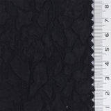 Black - Jacquard Poly Woven Fabric - FAB1879
