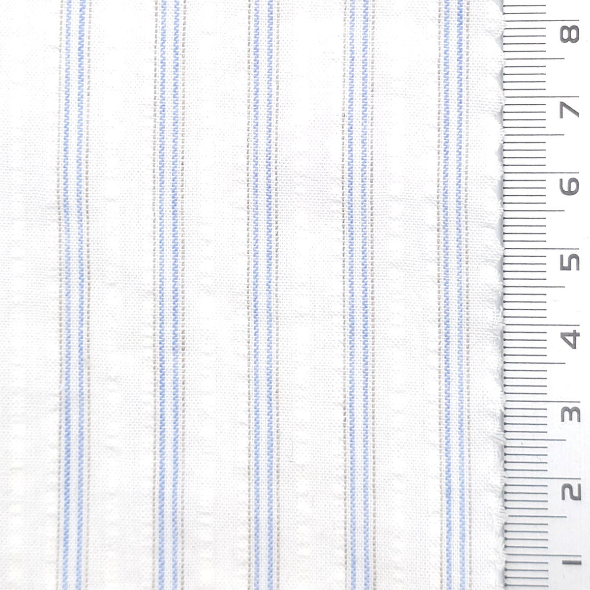 Bengal Stripe 100% Cotton Woven Fabric - FAB1968 - Blue