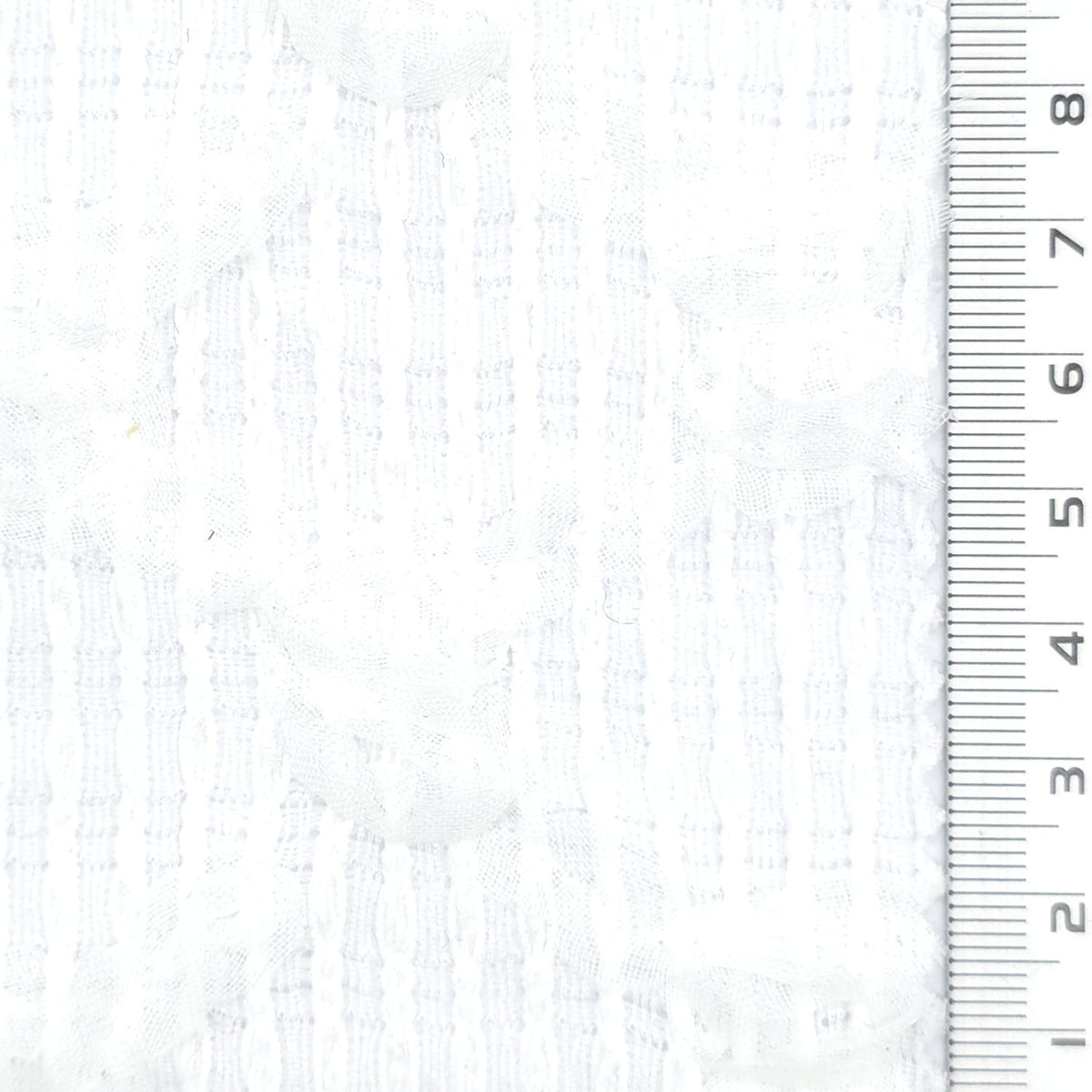 1: White-2: Black-Swatch - Medium Weight Raised Ribbon Textured Poly Span Jacquard Woven Fabric - FAB 1933