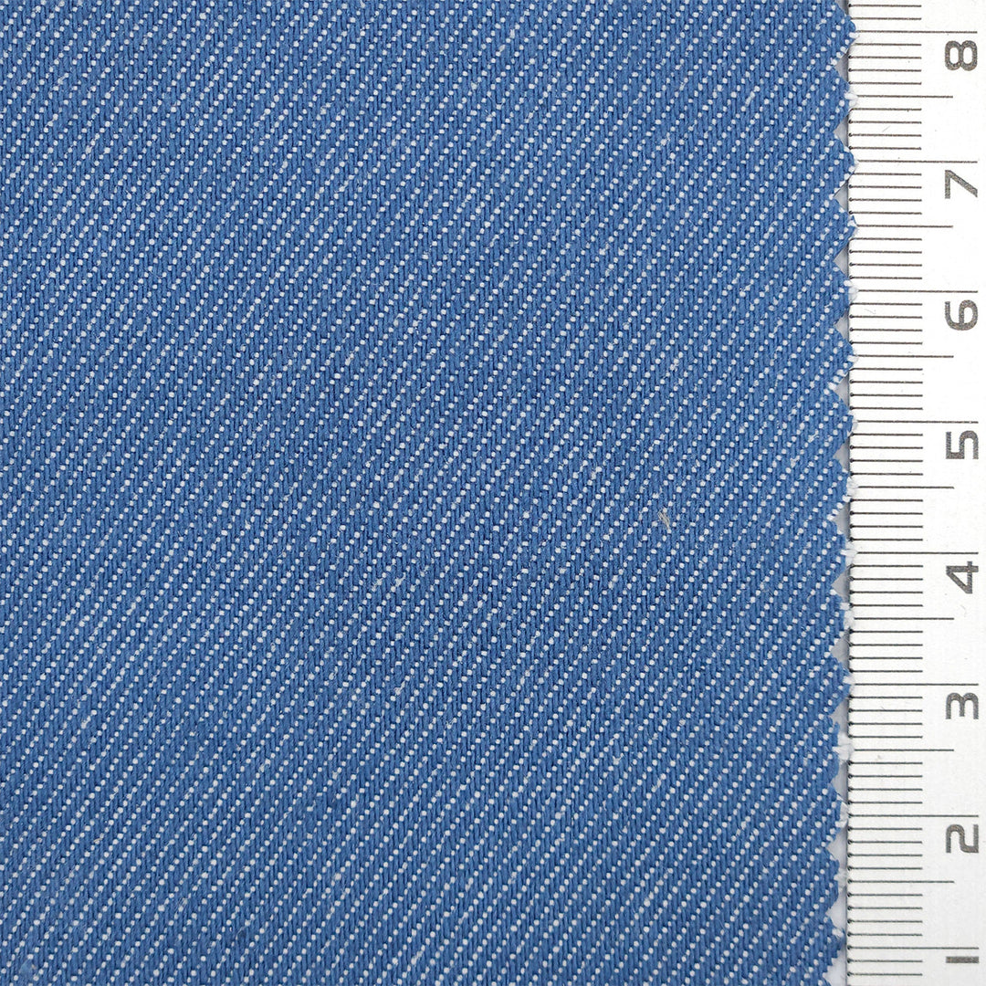 1.Cornflower Blue-2.Navy-3.Slate Gray-4.Black-5.Burgundy - 10s Solid Twill Cotton Polyester Woven Fabric - FAB 1755