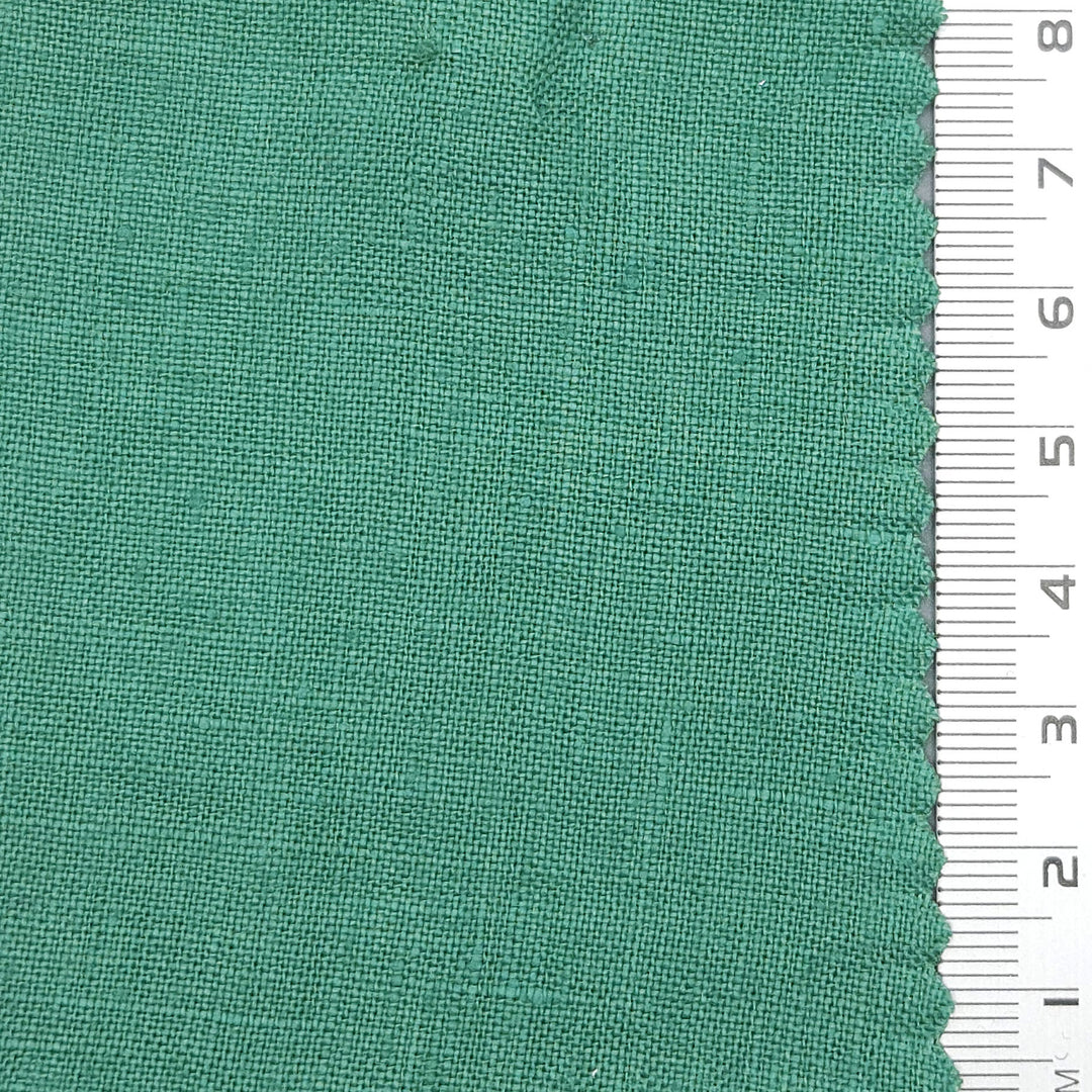 1.Lochinvar-2.Hunter Green-3.Chino-4.Lemon Grass-5.Blanc - 14s Premium Solid Washing Linen Woven Fabric - FAB 1661