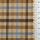 1.Brown and blue plaid