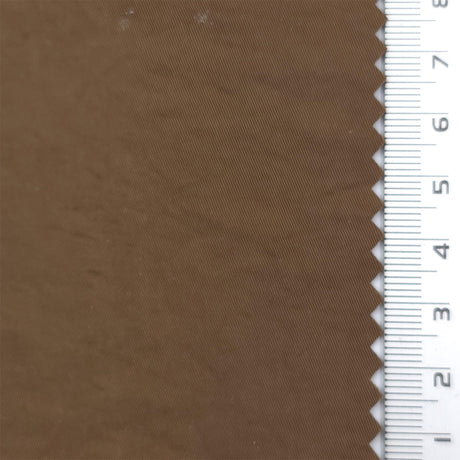 Dark Brown - Twill Washer Nylon Woven Fabric - FAB1870