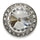 15~23mm Sparkling Clear Crystal Buttons - FBTN237 - Silver / 15mm-Silver / 18mm-Silver / 21mm-Silver / 23mm 