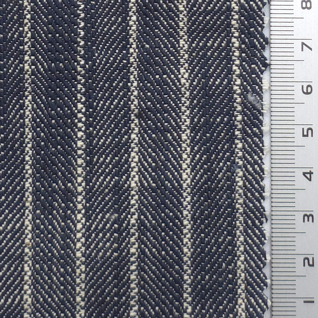 1: Denim-Swatch - Herringbone Cotton Denim Woven Fabric - FAB 1916
