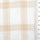 Peach Beige Check Textured Cotton Span Woven Fabric - FAB1830