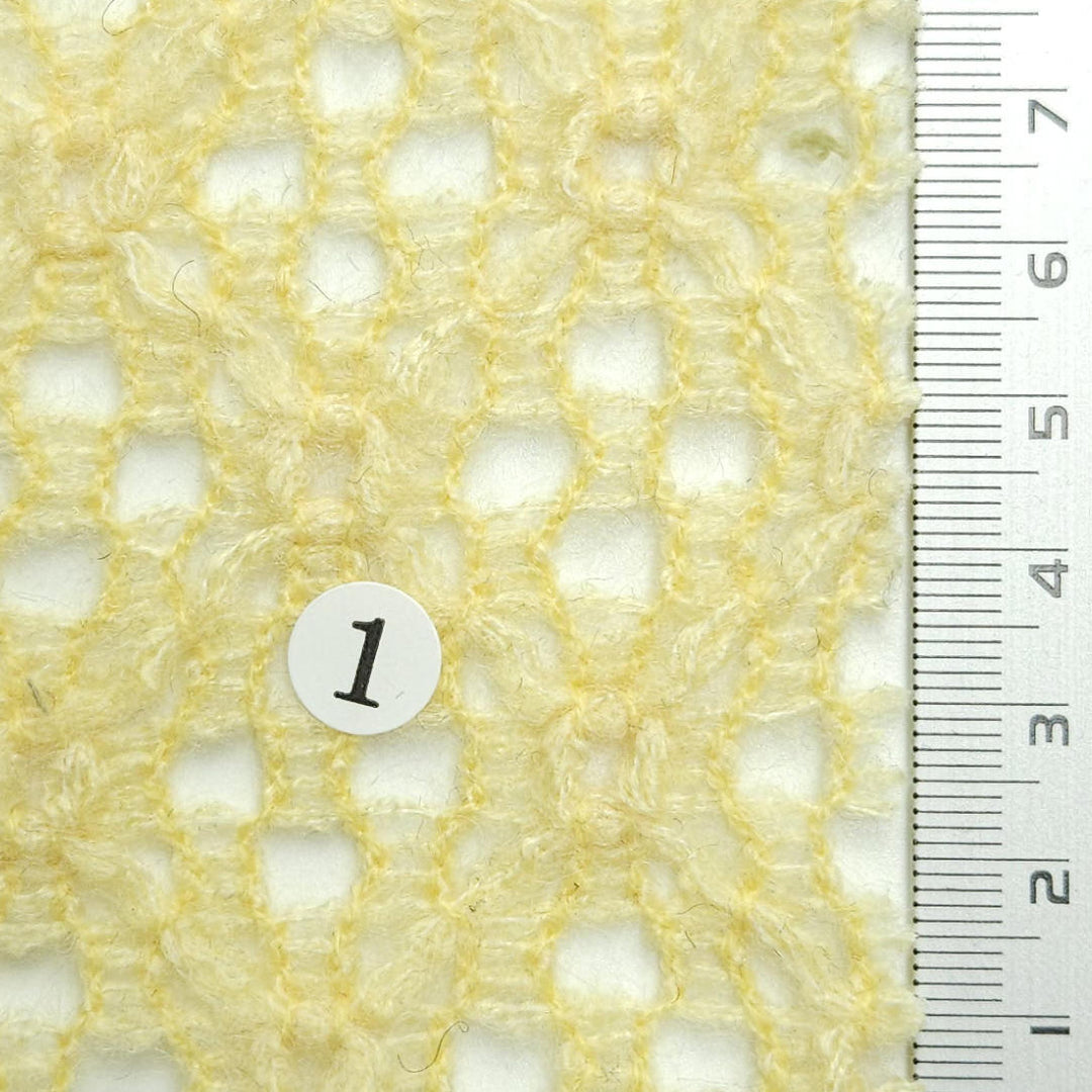 FAB1594-1-FAB1594-2-FAB1594-3-FAB1594-4-FAB1594-5 - Solid Brushed Mesh Wool Acrylic Knit Fabric - FAB 1594