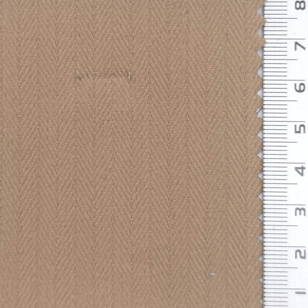 Herringbone Cotton Woven Fabric - FAB1955 - Tan