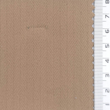 Herringbone Cotton Woven Fabric - FAB1955 - Tan