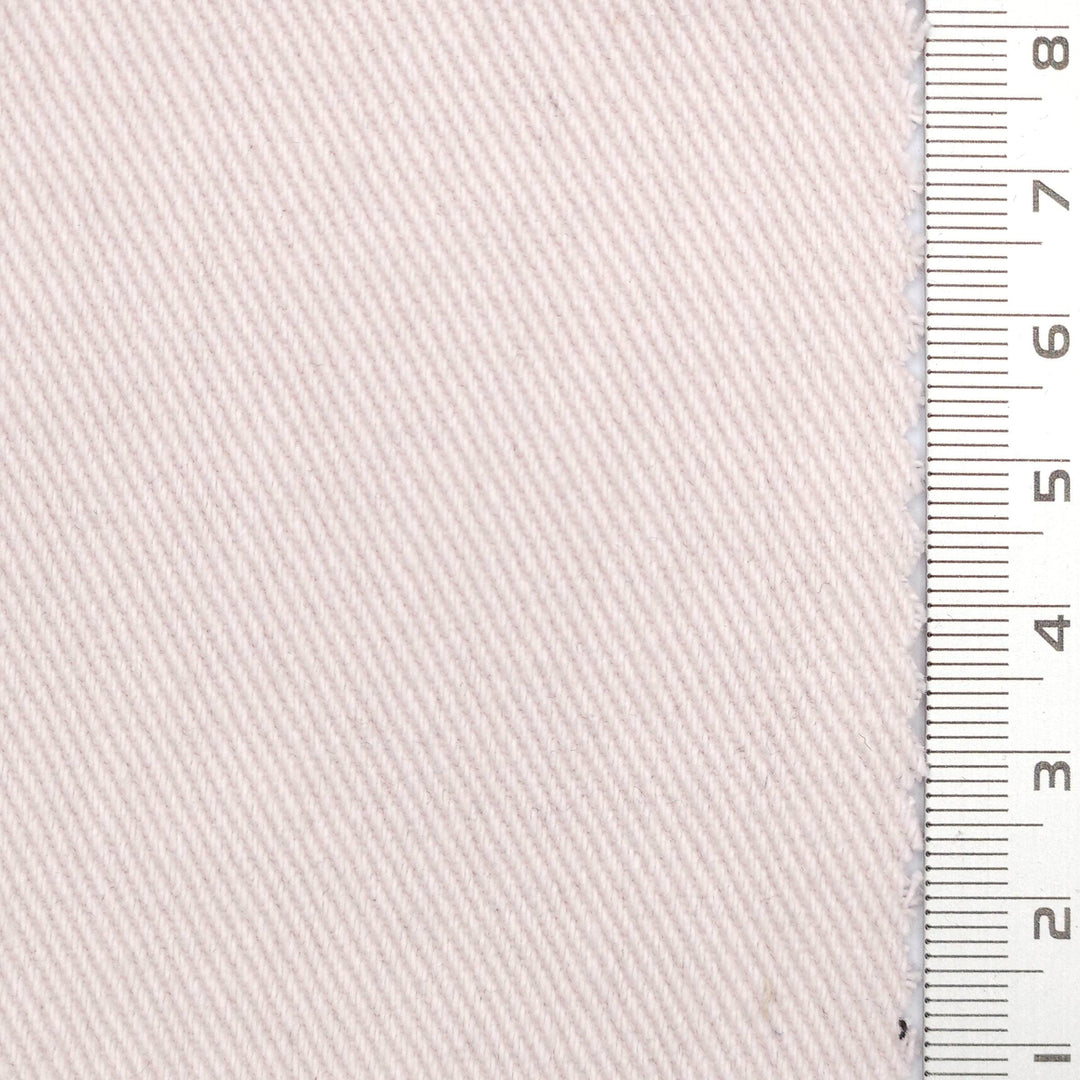 1.Light Pink-2.Light Blue-3.Cream-4.White-5.Beige - 7s Solid Twill Washing Cotton Woven Fabric - FAB 1756