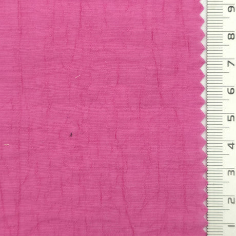 1: Magenta-2: Yellow-3: Lavender-4: Peach-5: Light Pink - Drapey Textured Crinkle Rayon Nylon Crepe Woven Fabric - FAB 1934