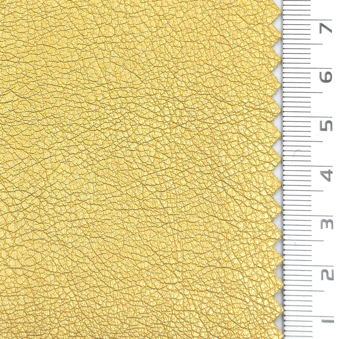 1: Gold-2: Silver-3: Off-White-Swatch - Grained Woven Poly Faux Leather Fabric - FAB 1880