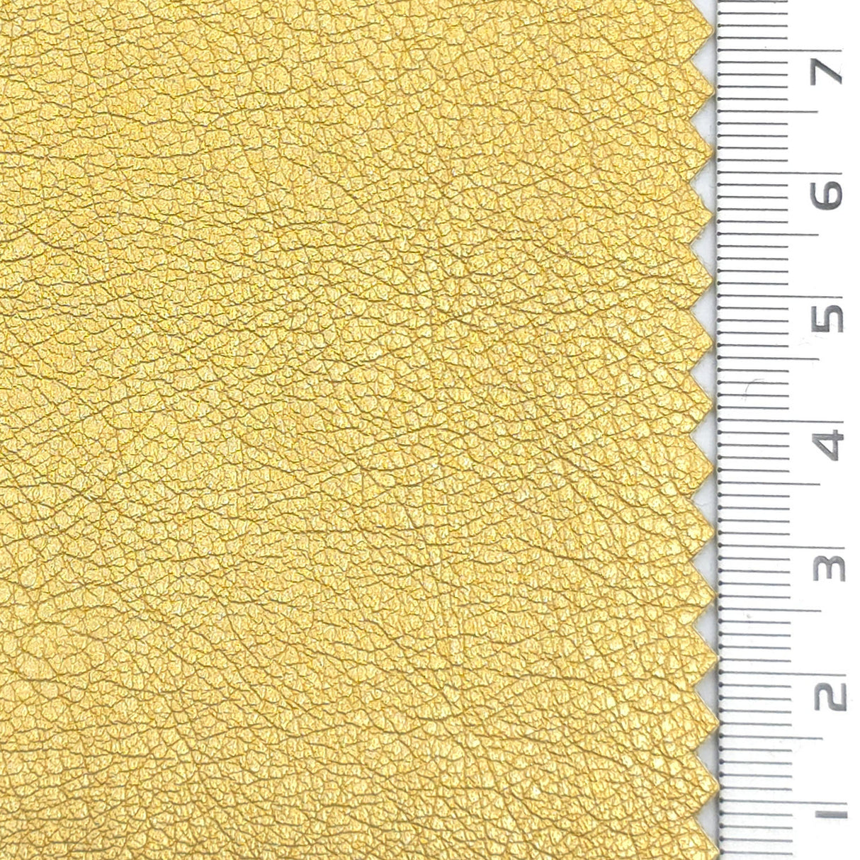 Gold - Grained Woven Poly Faux Leather Fabric - FAB1880