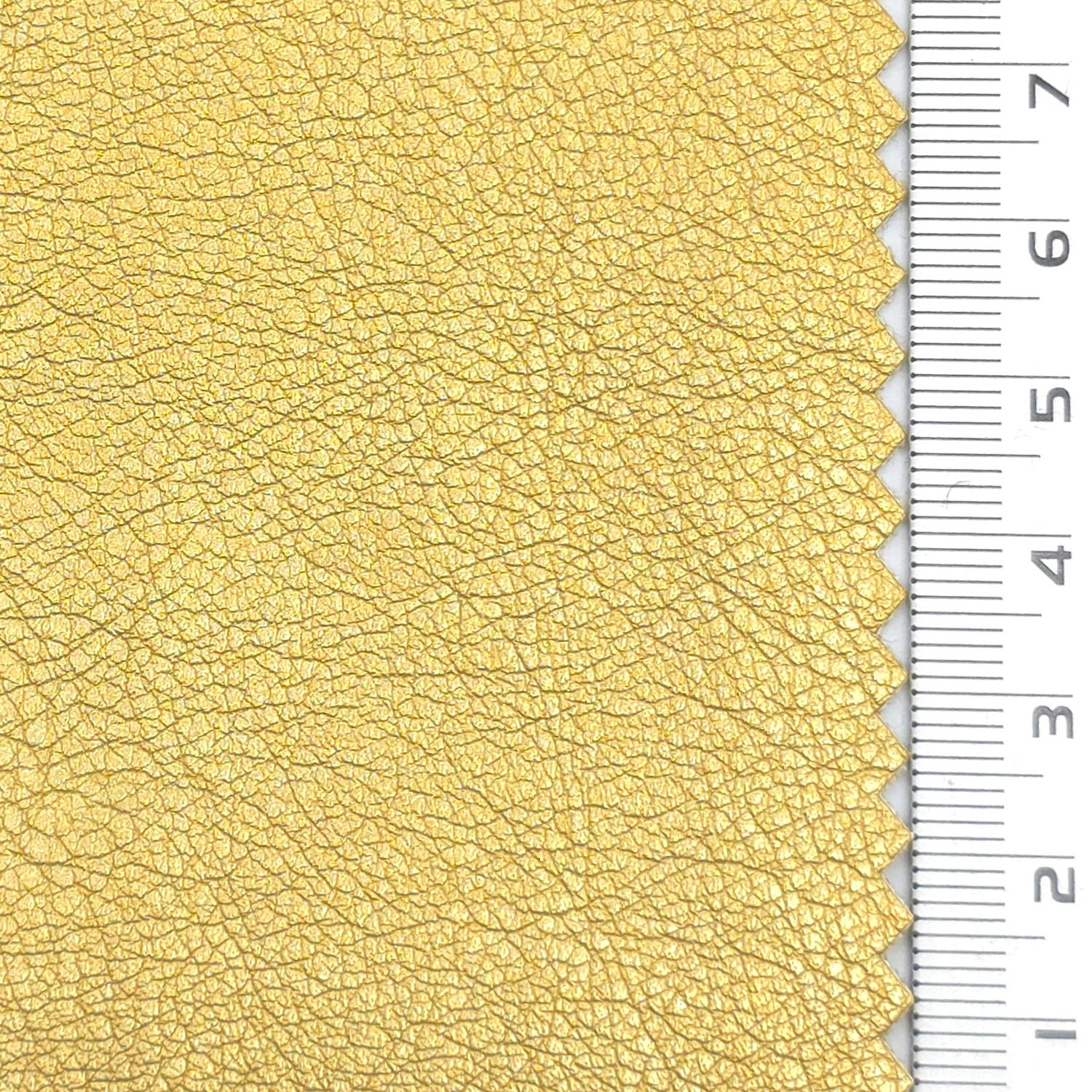Gold - Grained Woven Poly Faux Leather Fabric - FAB1880