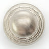 15/18/21/23/25mm Nickel Circle Button, Cast Metal Shank Button, Semi Gloss Finish - FBTN264 - Nickel / 15mm-Nickel / 18mm-Nickel / 21mm-Nickel / 23mm-Nickel / 25mm 
