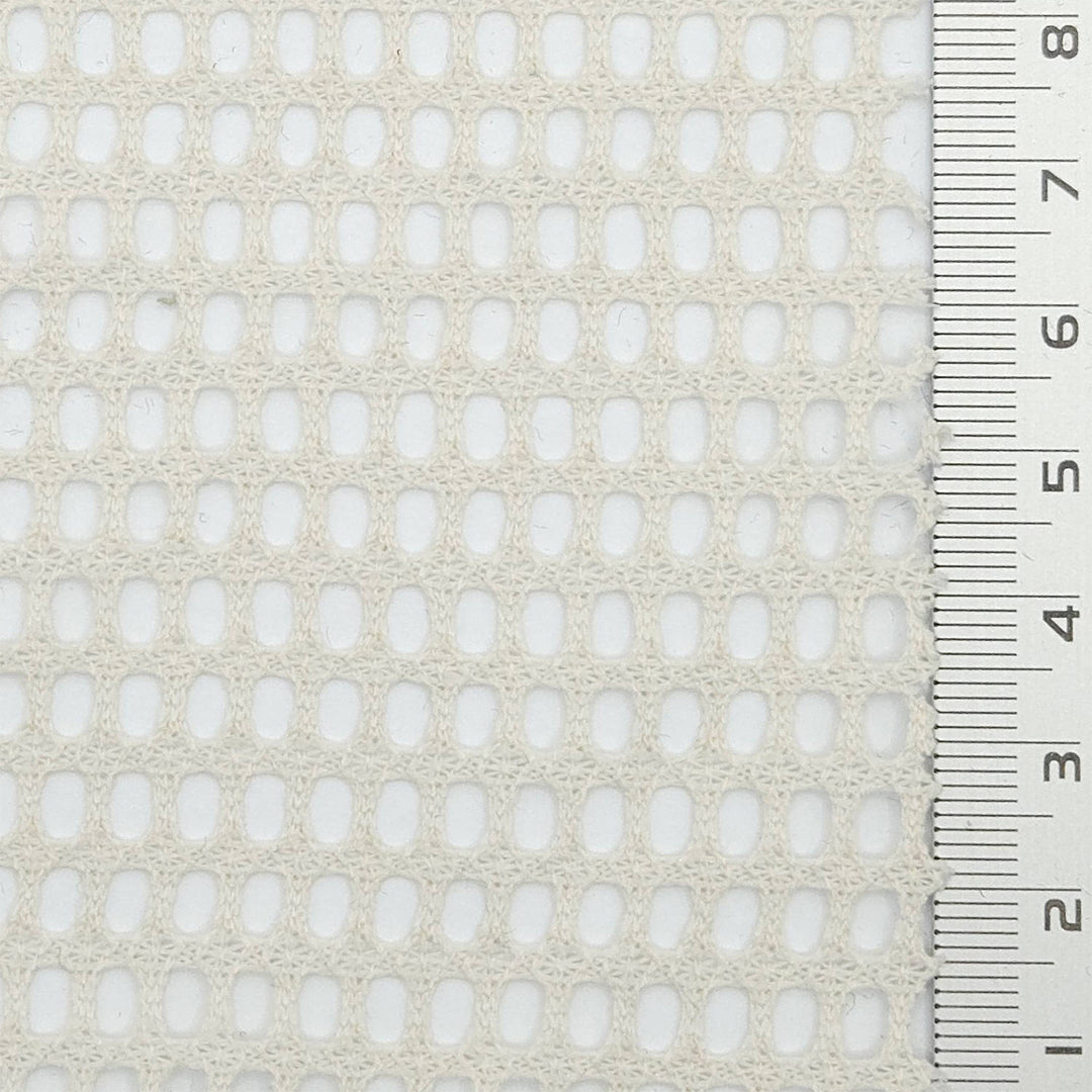 1.Ivory-2.Light gray-3.Navy blue-4.White-5.Black - Solid Mesh Polyester Knit Fabric - FAB 1802