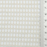 Solid Mesh Polyester Knit Fabric - FAB1802 - 1.Ivory-2.Light gray-3.Navy blue-4.White-5.Black 