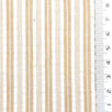 Beige - Dobby Stripe Woven Cotton Poly Shirting Fabric - FAB1859