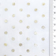 Foil Dot Polyester Knit Fabric - FAB1951 - Ivory