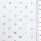 Foil Dot Polyester Knit Fabric - FAB1951 - Ivory